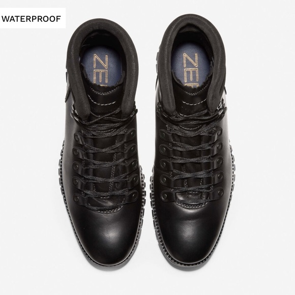 Cole Haan ZeroGrand Hiker Boot Black Leather Style C30403 Mens Size 8.5 … - Picture 4 of 10